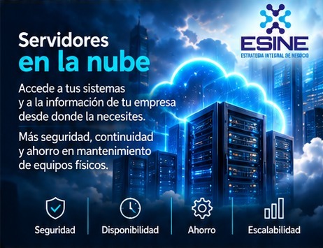 Servidores en la nube: accede a tus sistemas desde donde los necesites