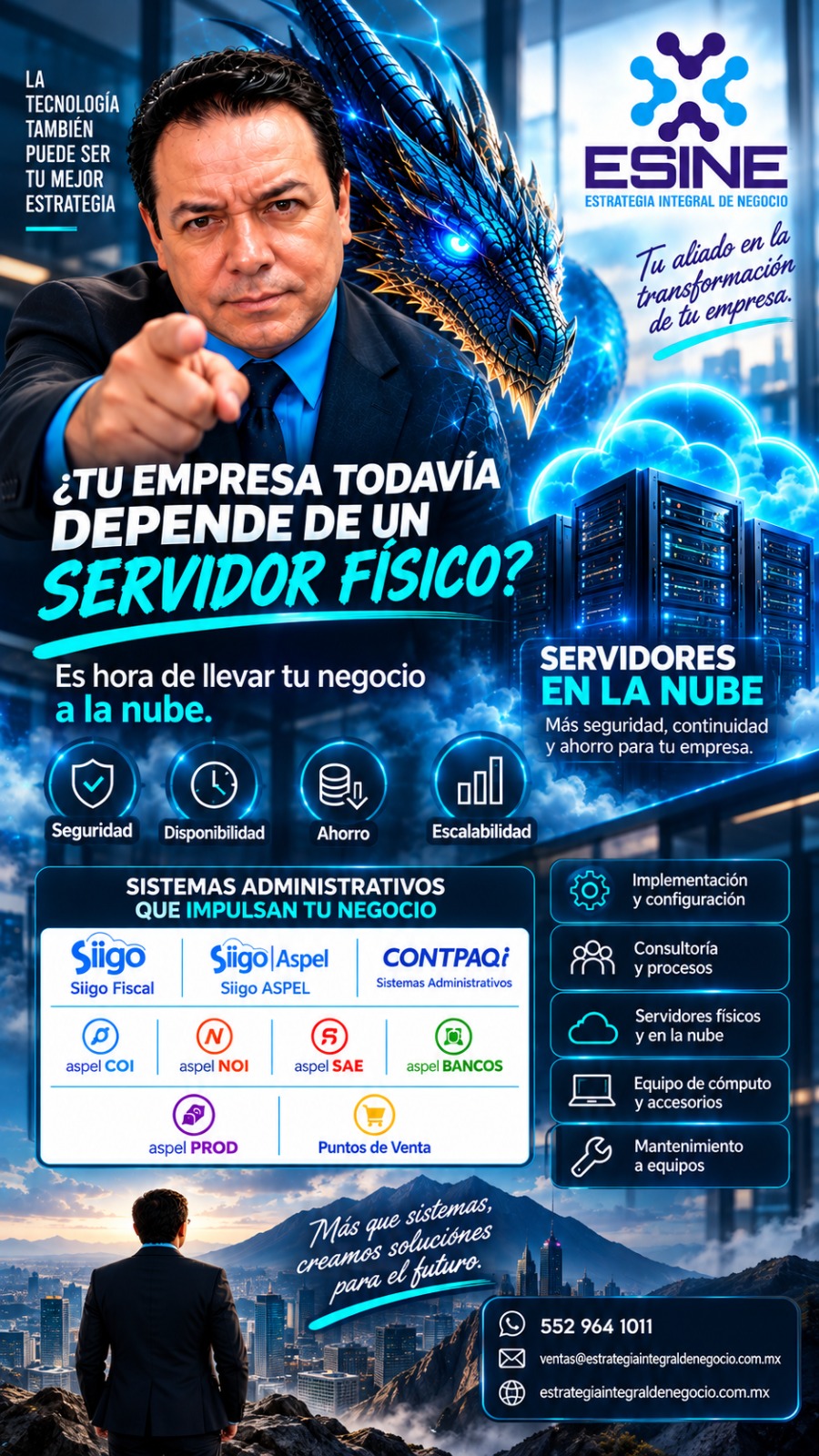 ¿Tu empresa todavía depende de un servidor físico? Es hora de llevar tu negocio a la nube